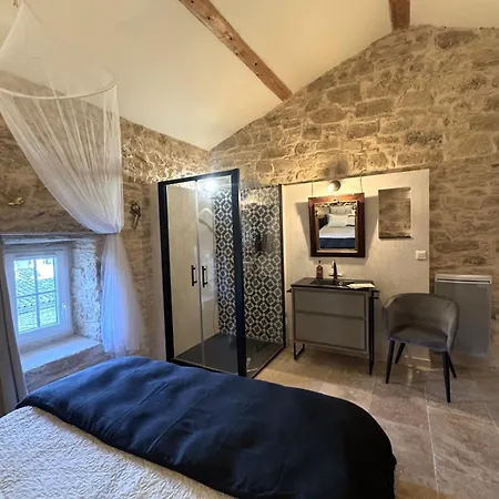 Feriehus Mas Xviii En Pierres Avec Piscine Privee Proche D'uzes Saint-Maurice-de-Cazevieille