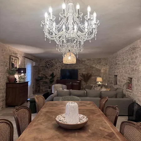 Mas Xviii En Pierres Avec Piscine Privee Proche D'uzes *
