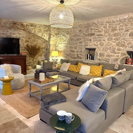 Mas Xviii En Pierres Avec Piscine Privee Proche D'uzes Feriehus *
