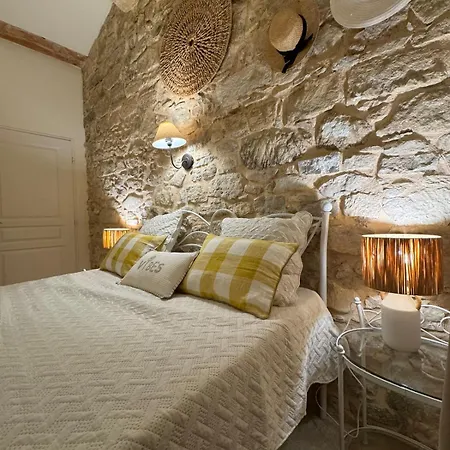 Mas Xviii En Pierres Avec Piscine Privee Proche D'uzes