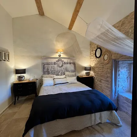 Mas Xviii En Pierres Avec Piscine Privee Proche D'uzes בית נופש *