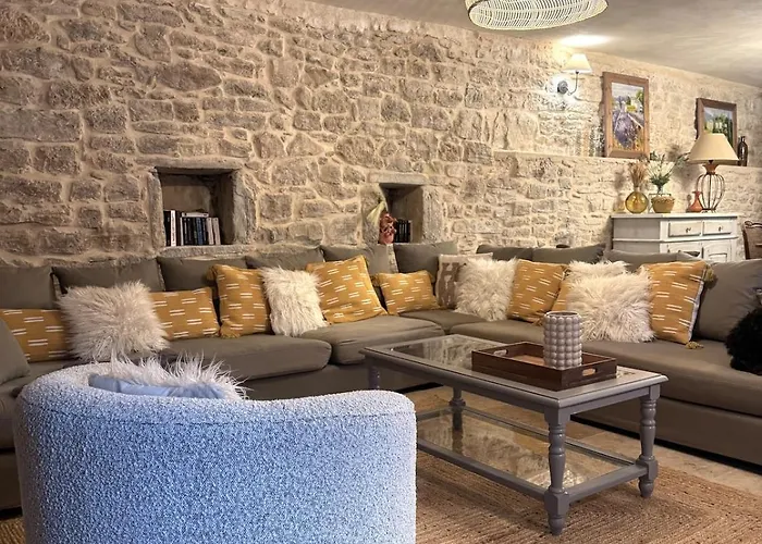 Mas XVIII En Pierres Avec Piscine Privee Proche D'Uzes *